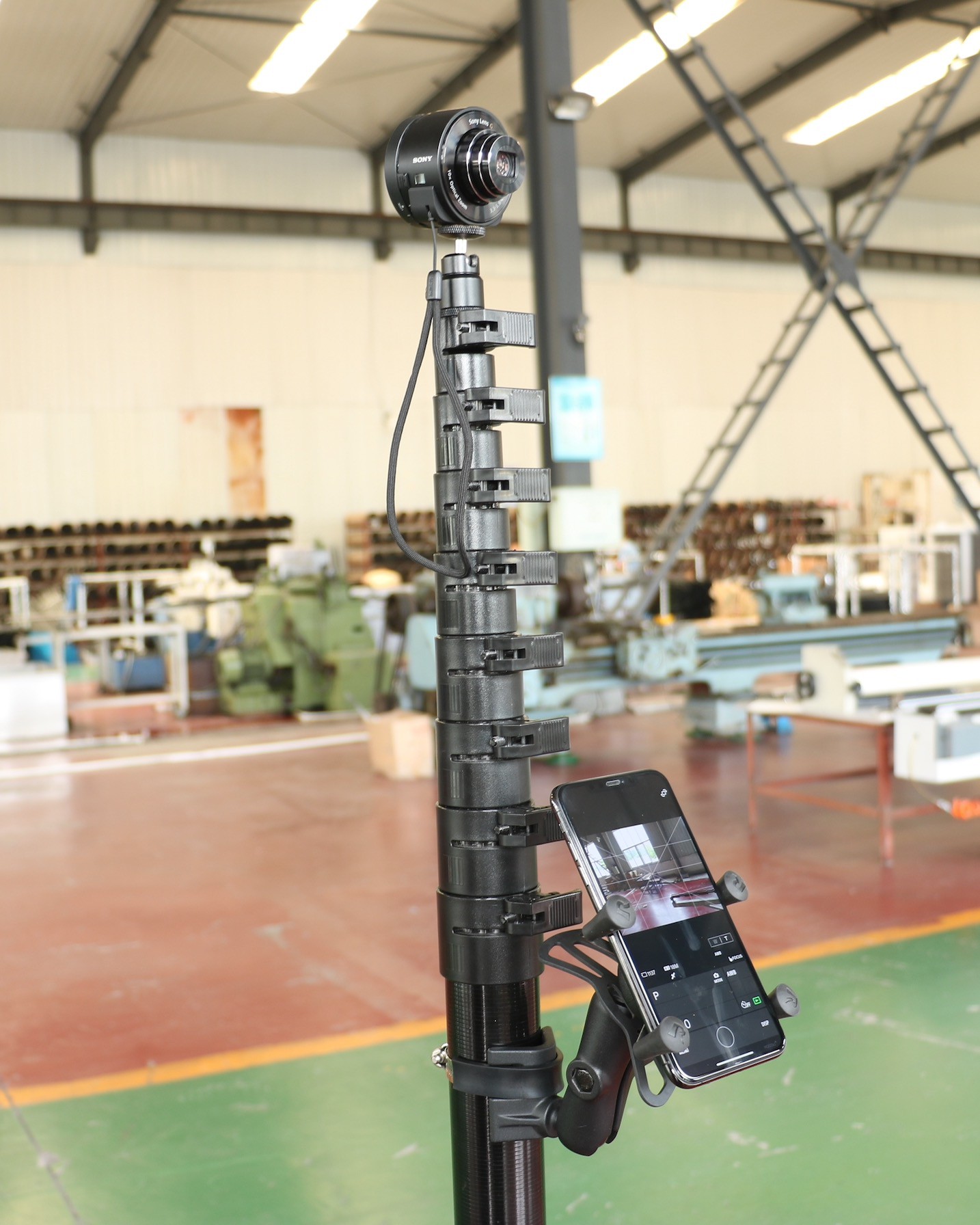 10m 15m Telescopic Camera Pole