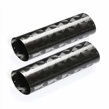 Filament Gewickelter Kohlefaserschlauch